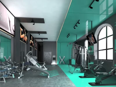 سالن ورزشی با امکانات پیشرفته